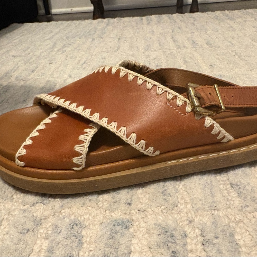 ALOHAS marshmallow Sandals with Cream Detailing - Picture 2 of 4